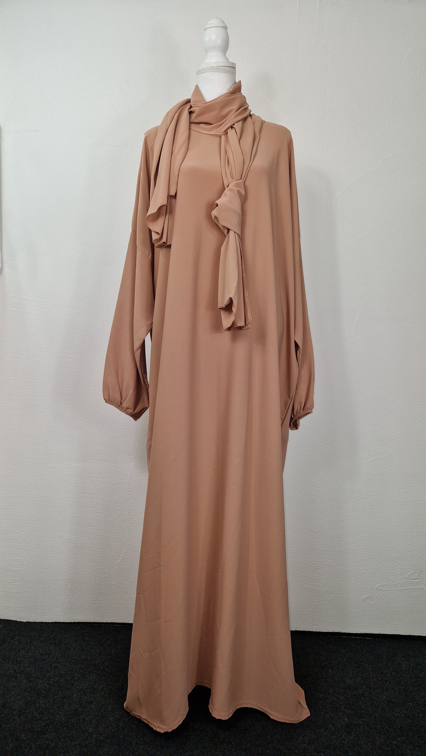 Abaya Basic - Apriko Peach