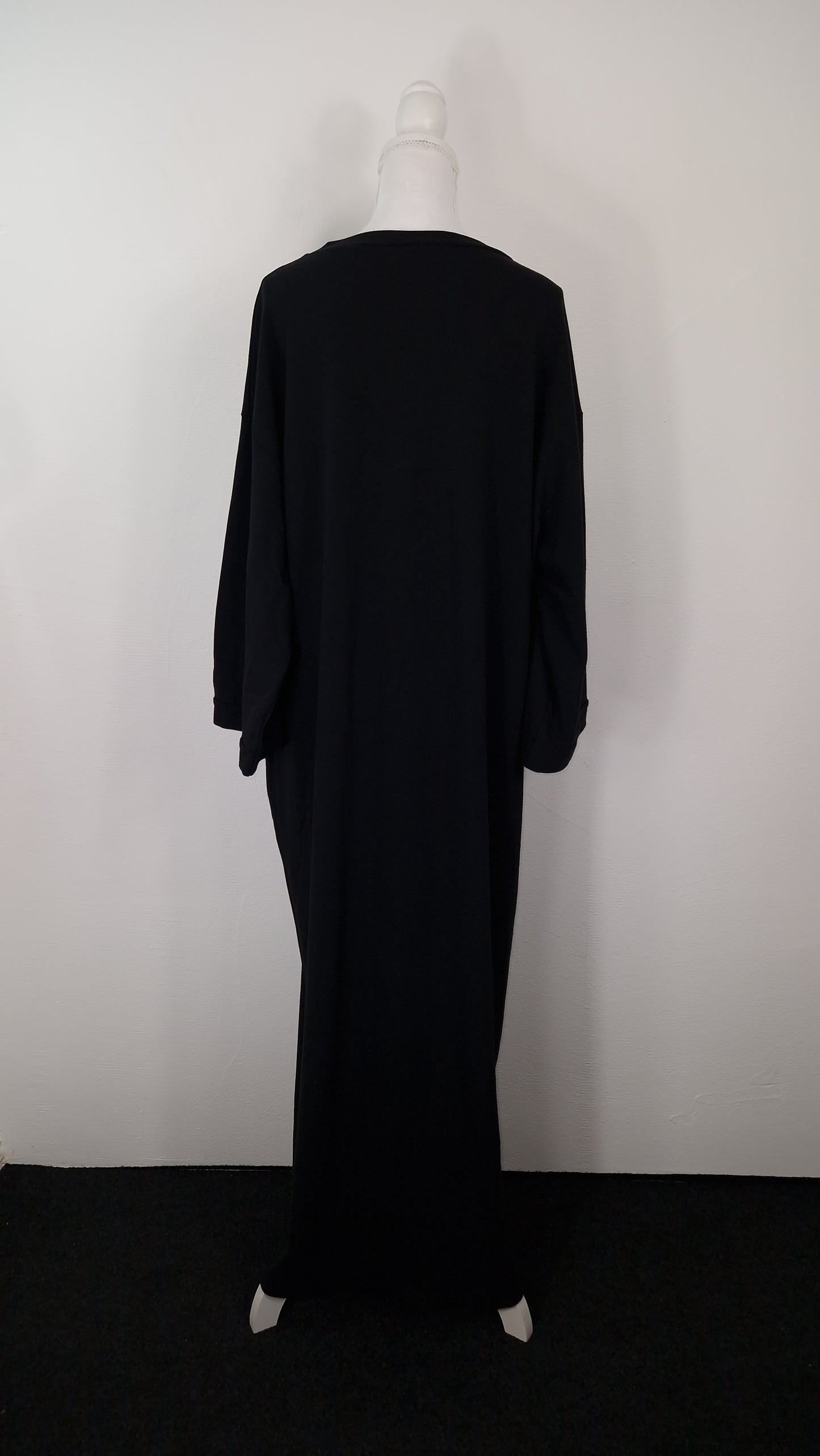 Maxi Shirt Dress - Black