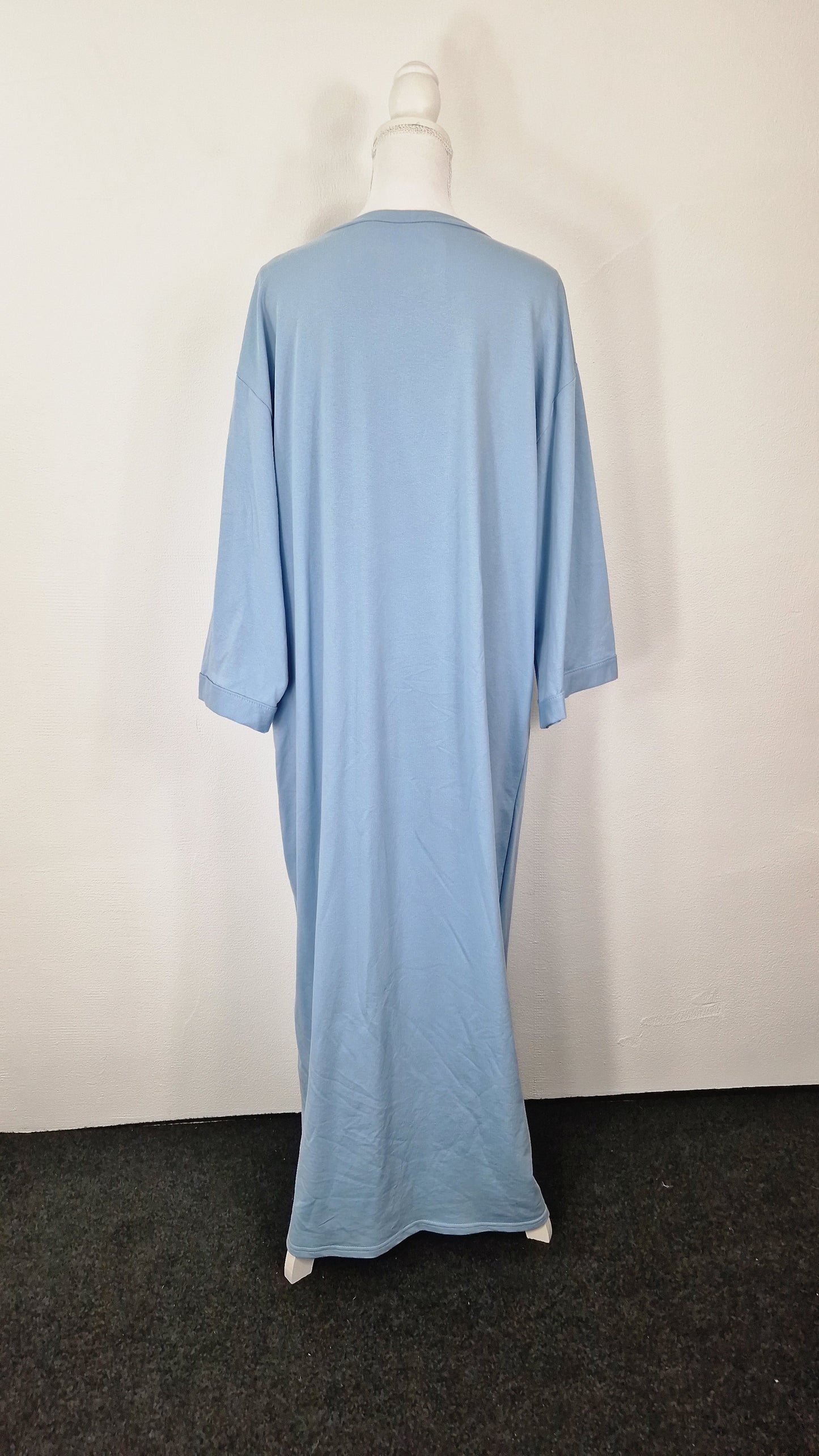 Maxi Shirt Dress - Sky Blue