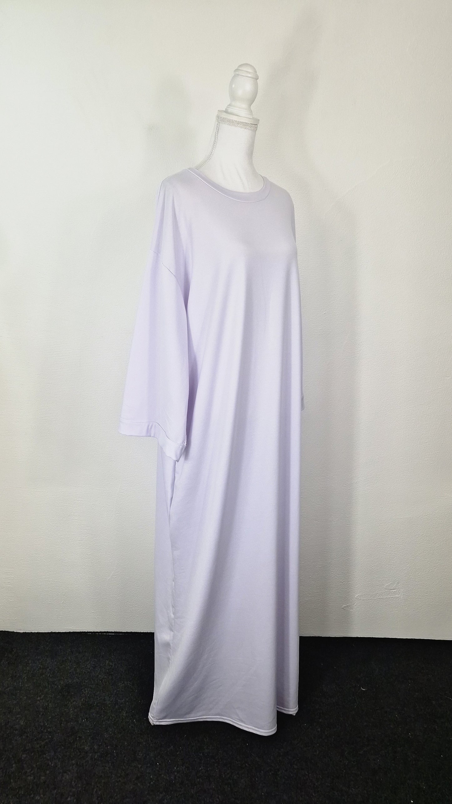 Maxi Shirt Dress - White